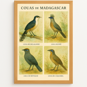 Couas de Madagascar – Portraits ornithologiques