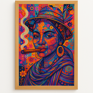 Femme malgache au cigare – Sagesse rebelle