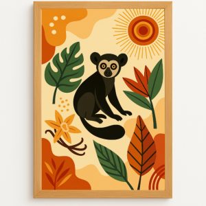 Indri indri dans la forêt vanillée – Douceur de l’Est malgache