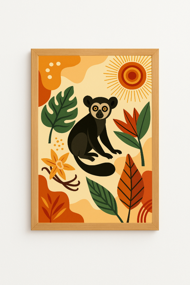 Indri indri dans la forêt vanillée – Douceur de l’Est malgache