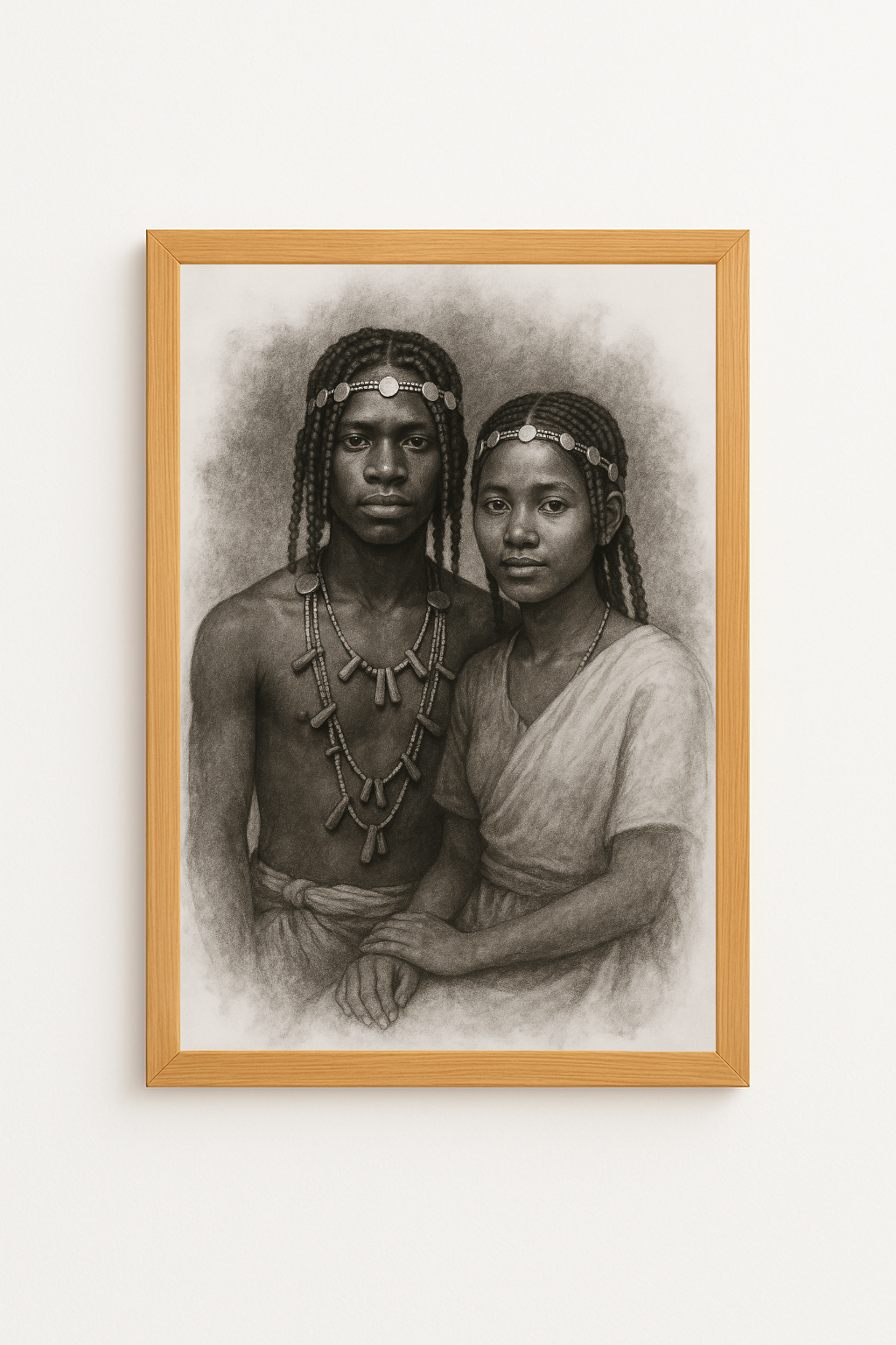 Jeune couple Bara – Héritage du sud malgache