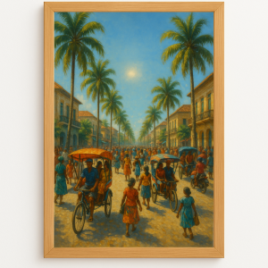 Pousse-pousse sous les palmiers – Tamatave en effervescence