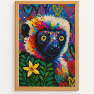 Sifaka flamboyant – Cœurs sauvages de Madagascar