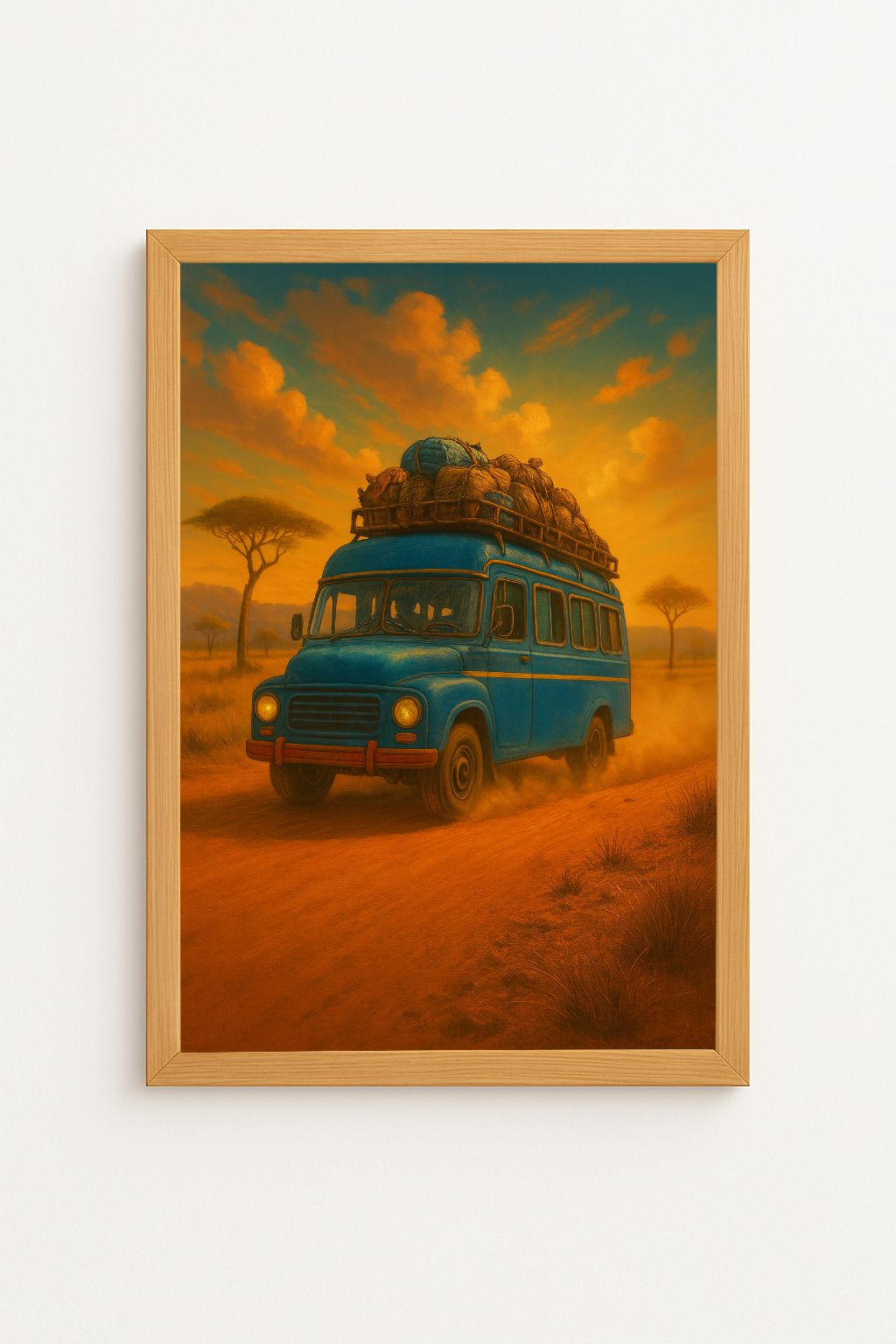 Taxi-brousse au couchant – Voyage malgache