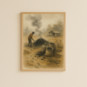 Charbonnier rural – Hautes Terres de Madagascar, l’effort silencieux